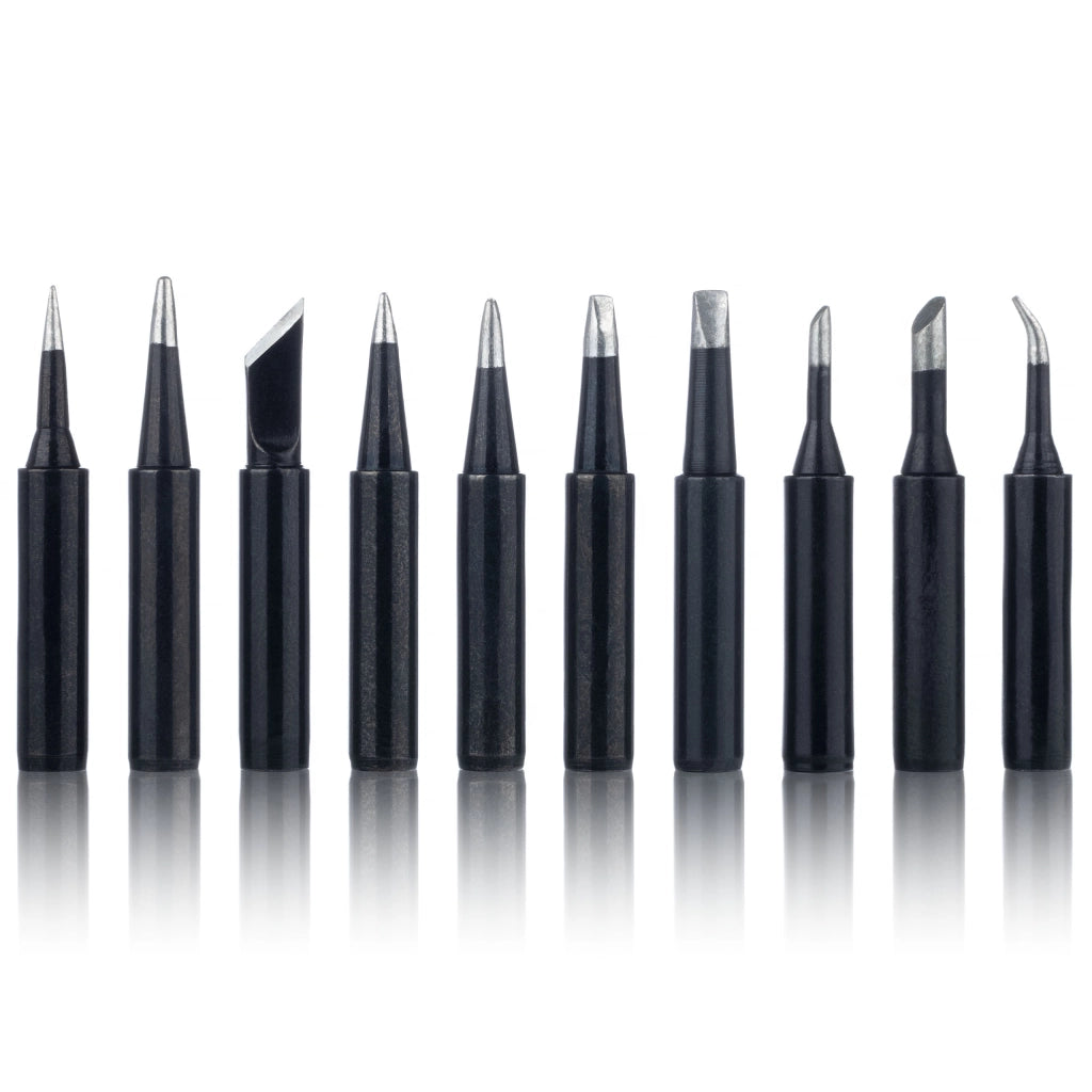 Set Punte Saldanti 900M I-B-K-1.2D-1.6D-2.4D-3.2D-2C-3C-IS Long-Life | Compatibile con Stazioni Rosfix, Yihua, WEP