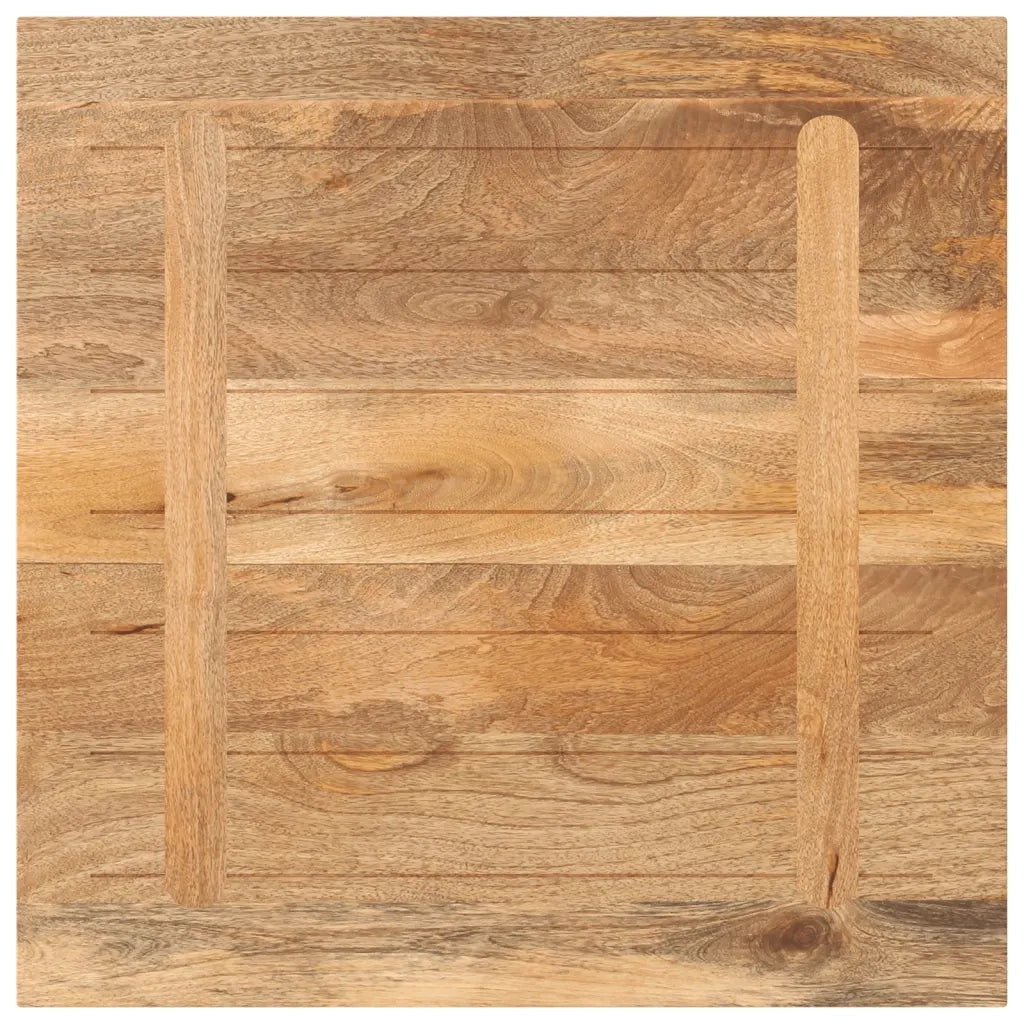 Piano per Tavolo 80x80x2,5 cm Quadrato Legno Massello di Pino 371480