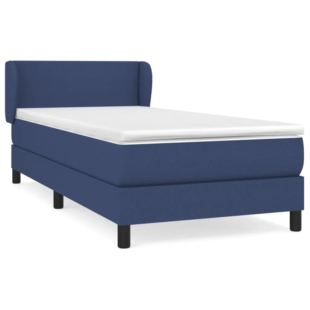 Giroletto a Molle con Materasso Blu 100x200 cm in Tessuto 3126067