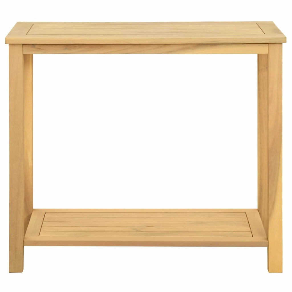 Tavolo consolle da giardino Acacia chiaro 80 x 35 x 75 cm 42026789