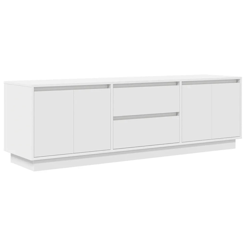 Mobile Porta TV con Luci LED Bianco 160,5x41x50 cm 3328426