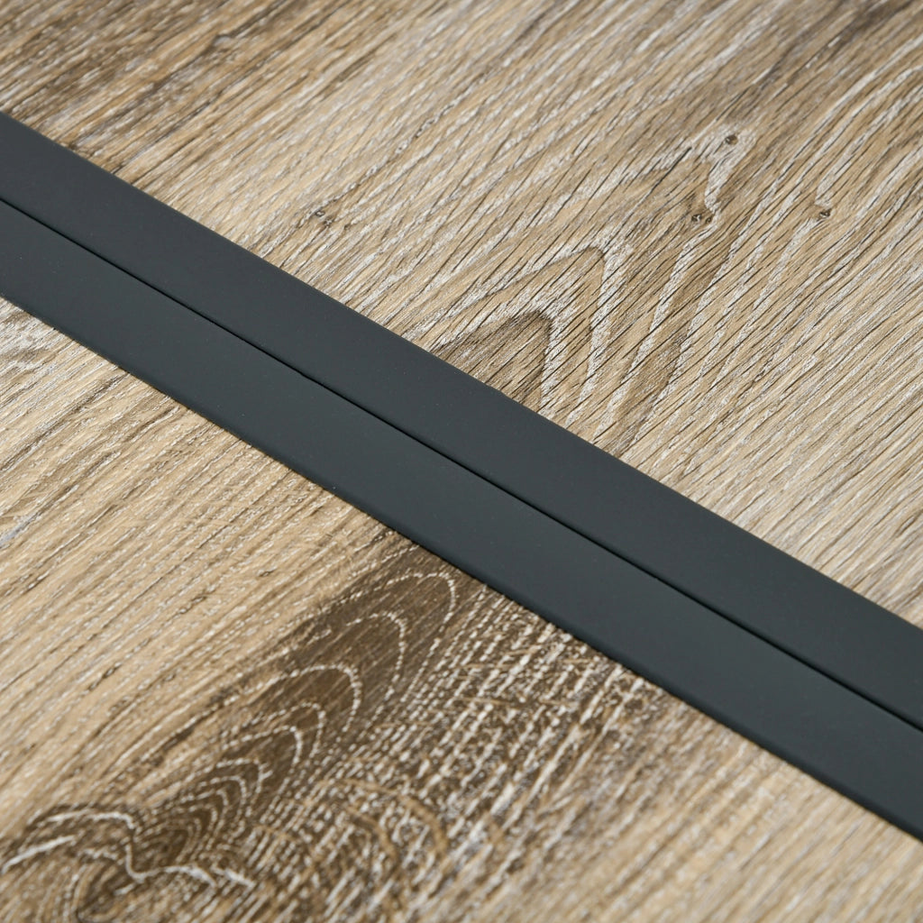 TAVOLO DA GIARDINO 145 x 85 cm Grigio in Acciaio e Plastica per 6 Persone
