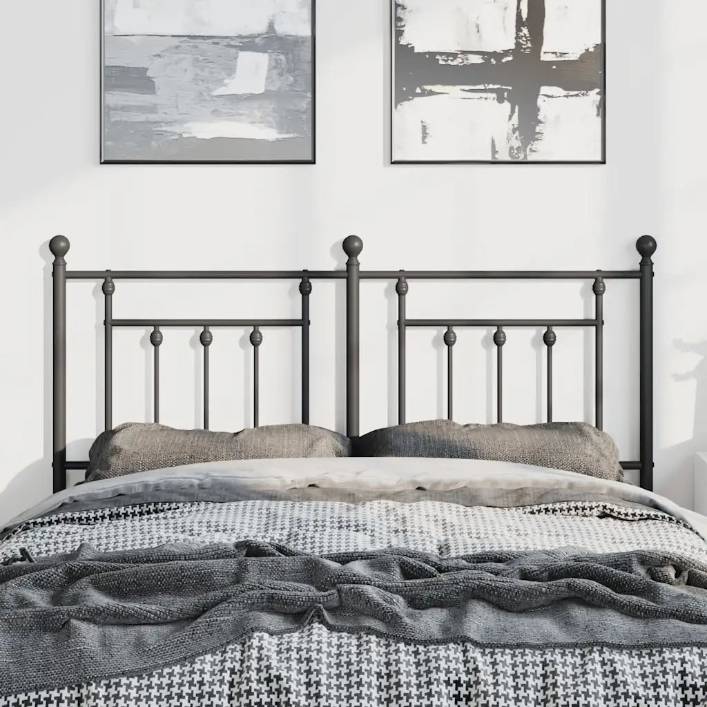 Testiera di Ricambio in Metallo Nero 150 cm 353571