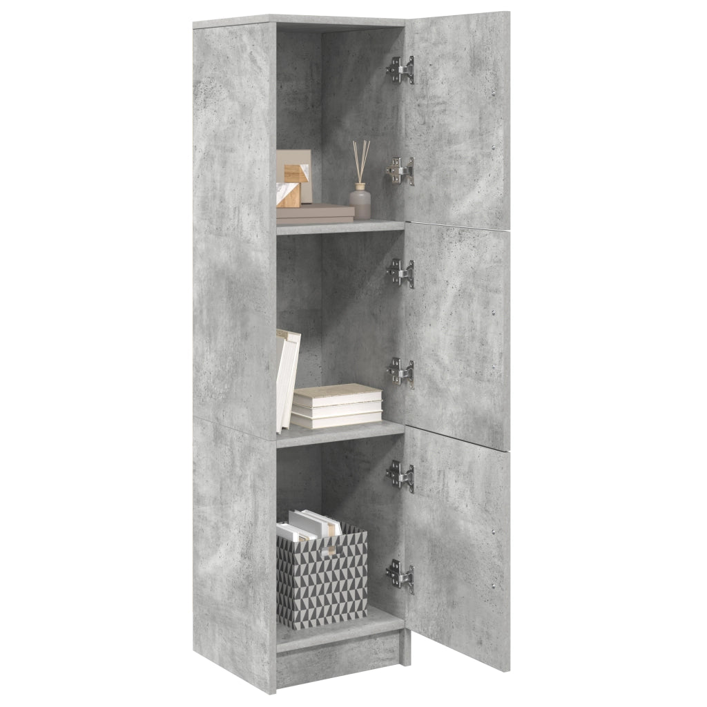 Credenza Grigia Cemento Grigio Truciolare Grande Credenza