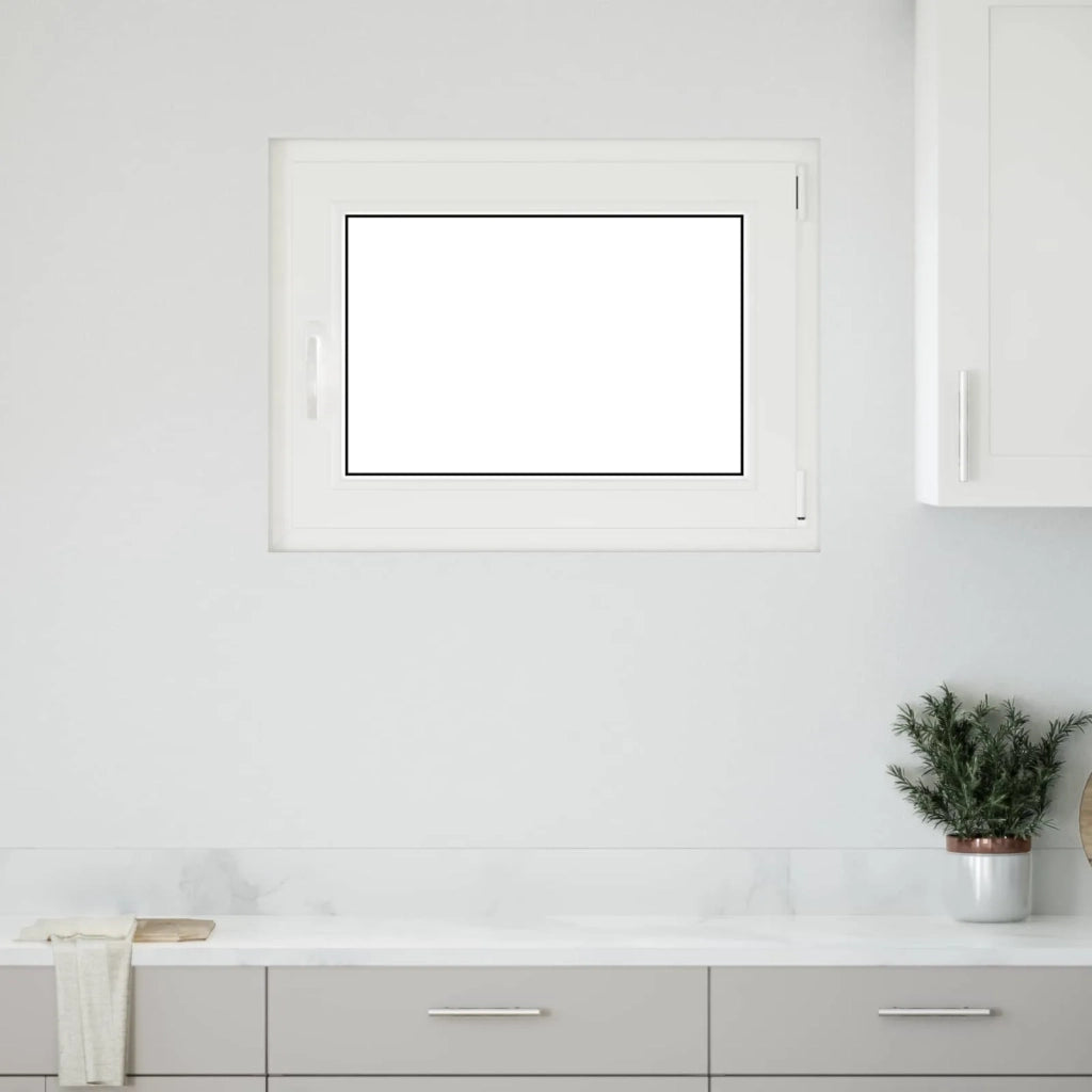 Finestra per Soffitta RISOR 80 x 70 cm PVC e Vetro Bianco CFW7294040