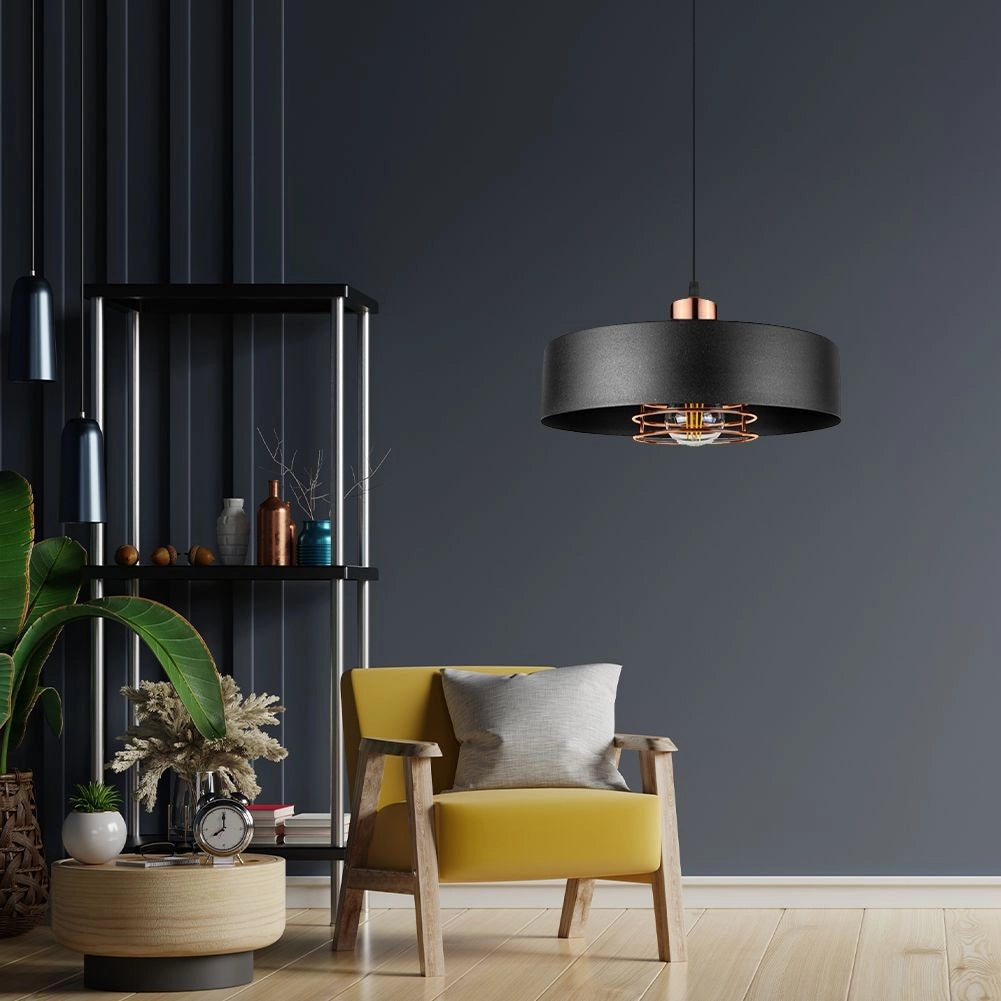 Lampada APP1246-1CP Black/rose Gold