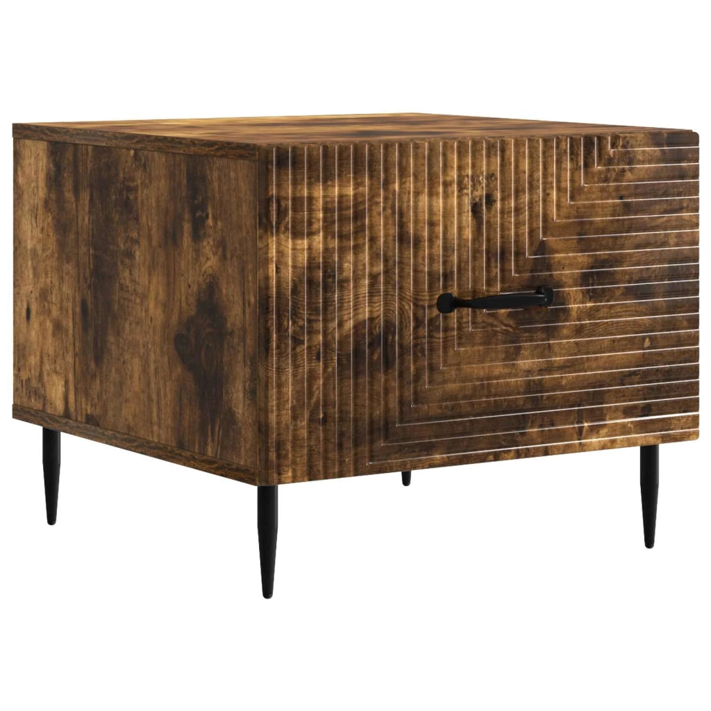 Tavolino da salotto con cassetto Rovere Fumo 49 x 50 x 40 cm 894970