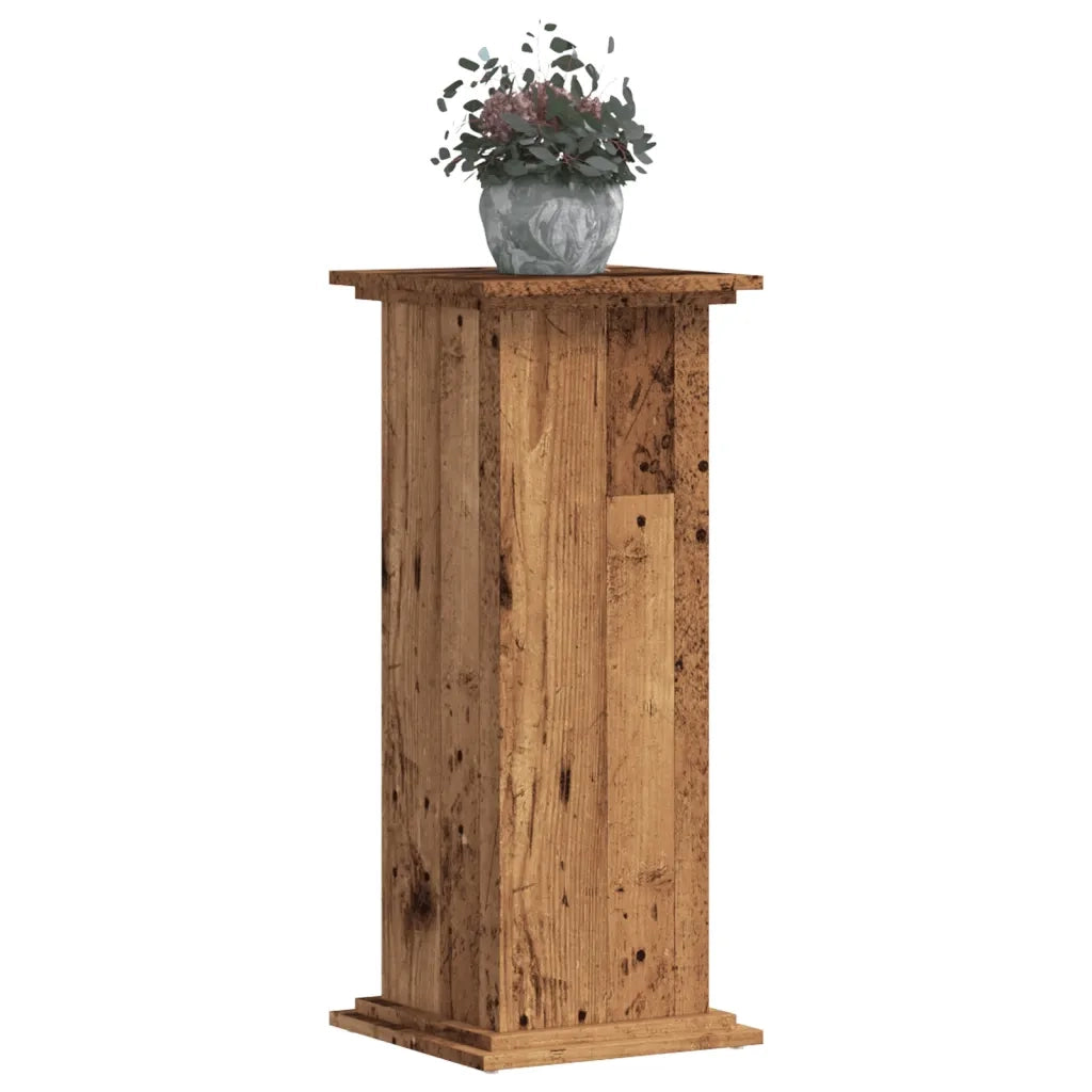 Supporto per piante | Sostegno per piante Legno Vecchio 33x33x80 cm Legno Multistrato