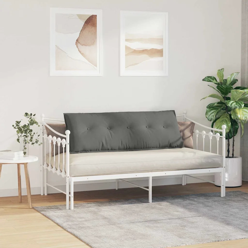 Cuscino per Schiena | Cuscino dorsale Grigio scuro 140 x 50 cm