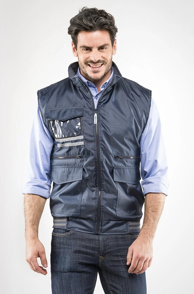 GILET IMBOTTITO 'MASTER SLOW' taglia L - blu navy  - SOTTOZERO