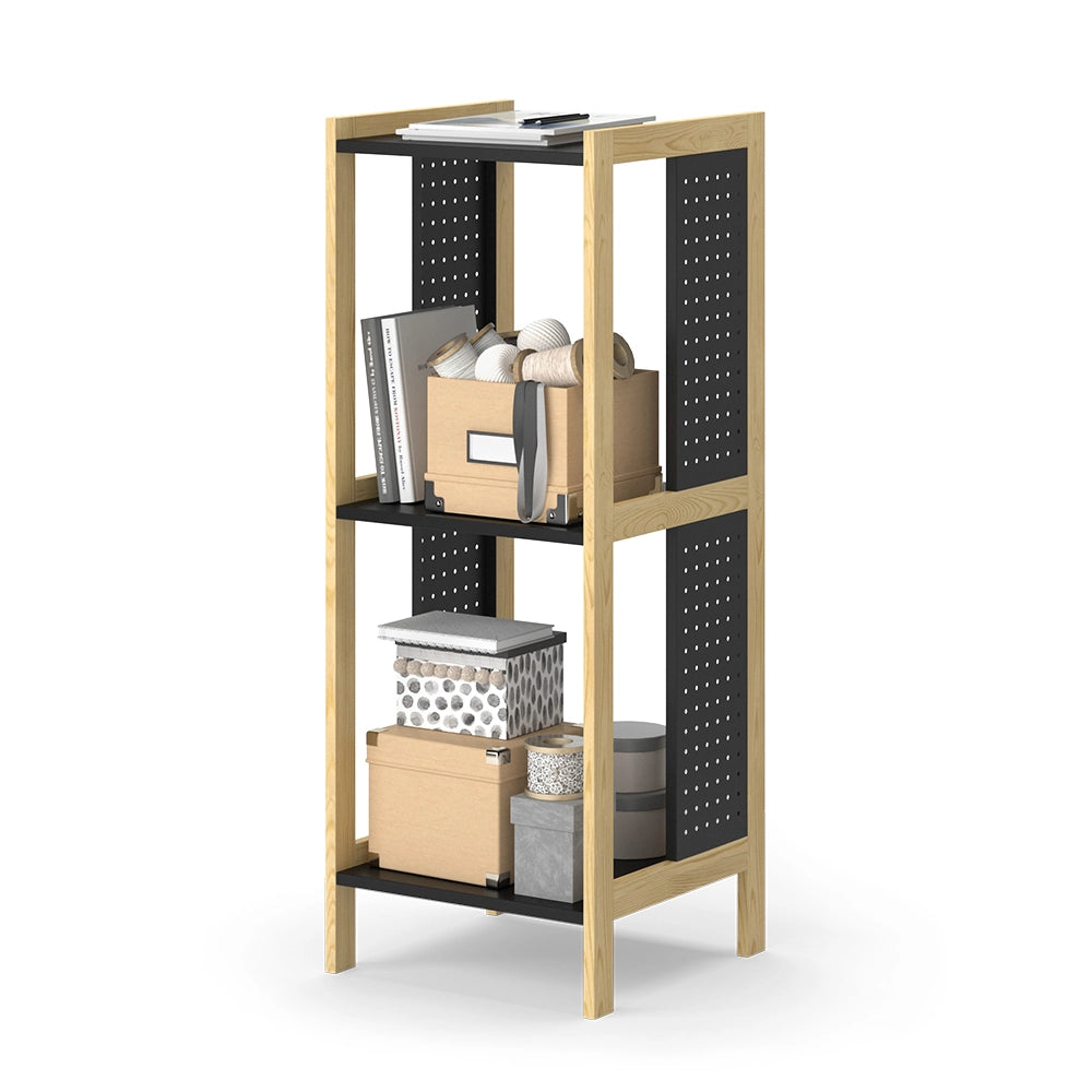 Vicco Scaffale in piedi Nero 40 x 107 cm