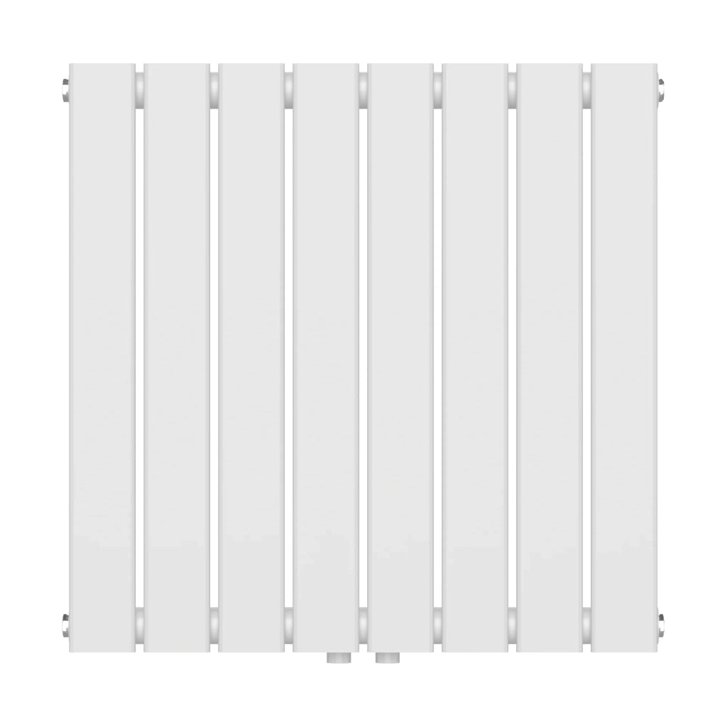 Radiatore a pannello in acciaio dal design piatto 459 watt 60 x 60 cm bianco 03_0010468
