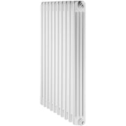 Radiatore tubolare 4 elementi in acciaio bianco 4 colonne H180 cm DL Radiators NOVARA