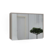 Vicco Specchio contenitore bagno Cachemire 80 x 60 cm con 2 scomparti chiusi
