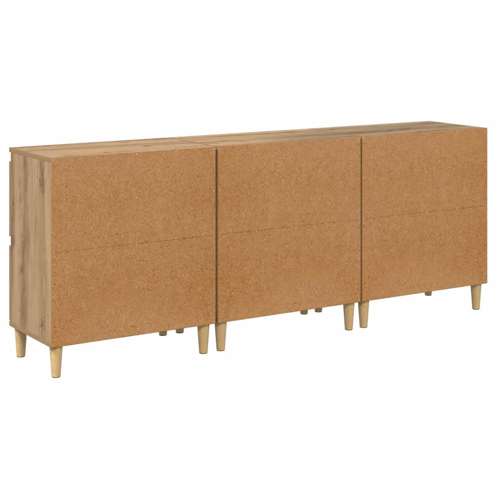 Credenza | Sideboards 3 pcs Rovere artigianale 60 x 35 x 70 cm