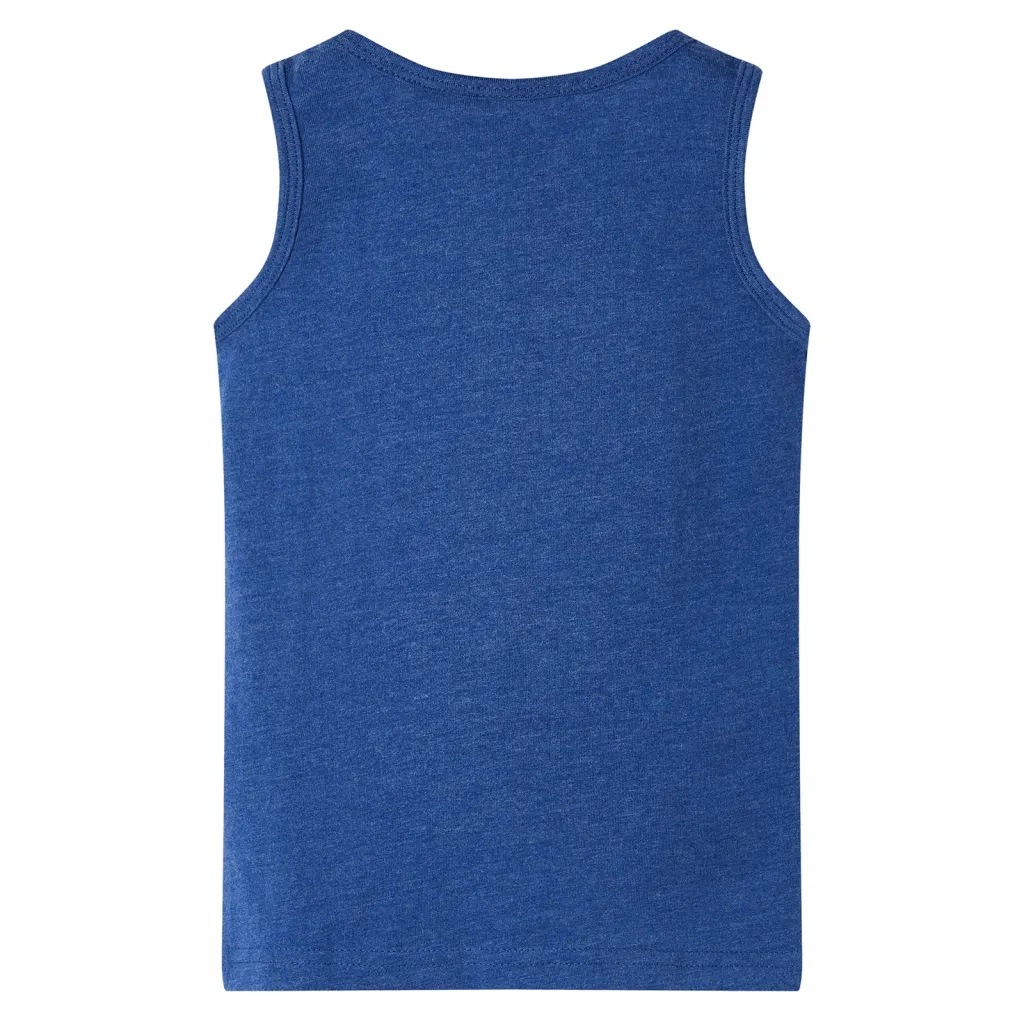 Canotta da Bambino Blu Scuro MÃ©lange 128