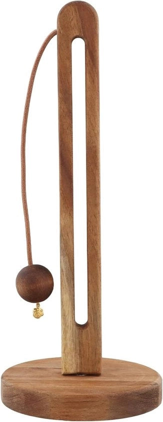 Sostegno per asciugamano in legno - sostegno per asciugamano in bagno - ripostiglio per asciugamano e carta igienica in posizione verticale
