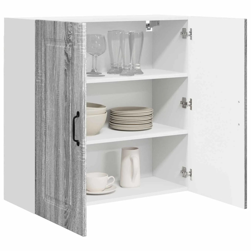 Mobile da cucina con lo scaffale-Armadio da cucina Grigio Sonoma 80 x 31 x 80 cm 304026
