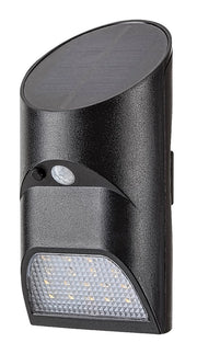 Applique solare LED 3,6W con sensore nero Sepik Rabalux