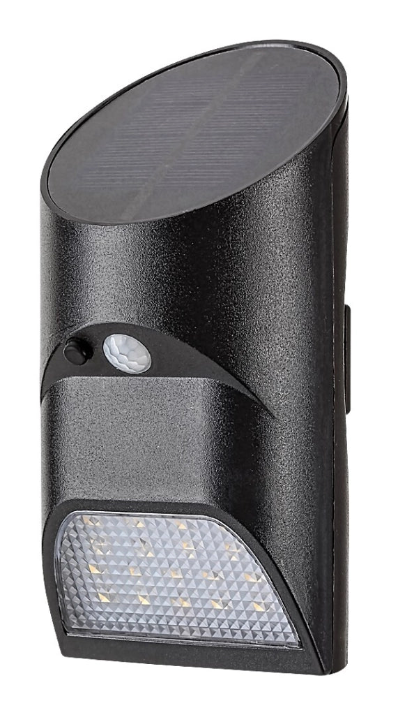 Applique solare LED 3,6W con sensore nero Sepik Rabalux