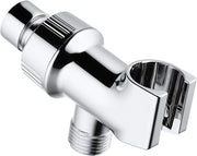 Handdouchehouder universale con regolazione, douchearmbevestigingsbeugel con messing e chiusura a douchekop in chroom