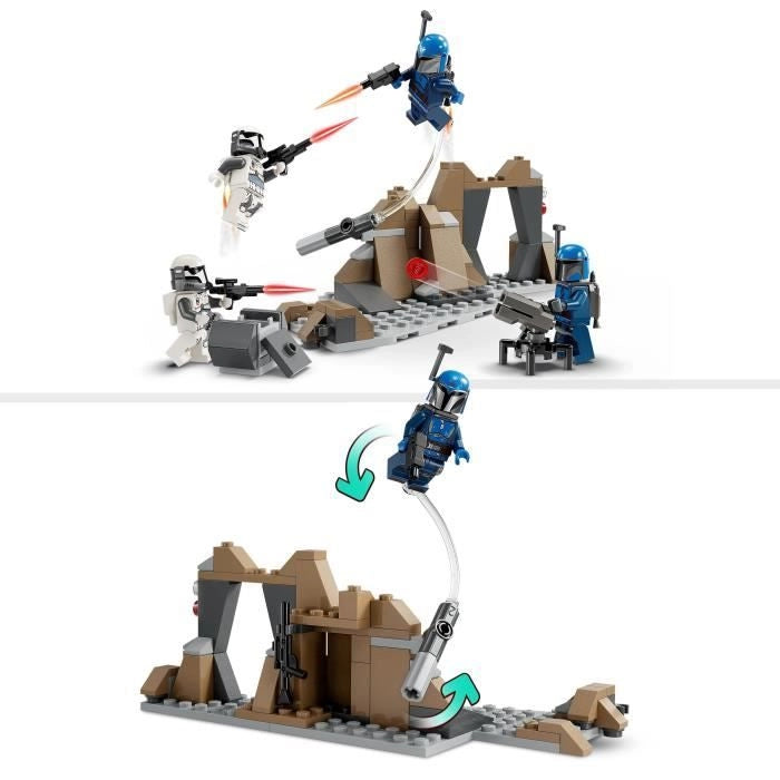 LEGO Star Wars 75373 Battle Pack L'imboscata di Mandalore - Giocattolo da costruzione