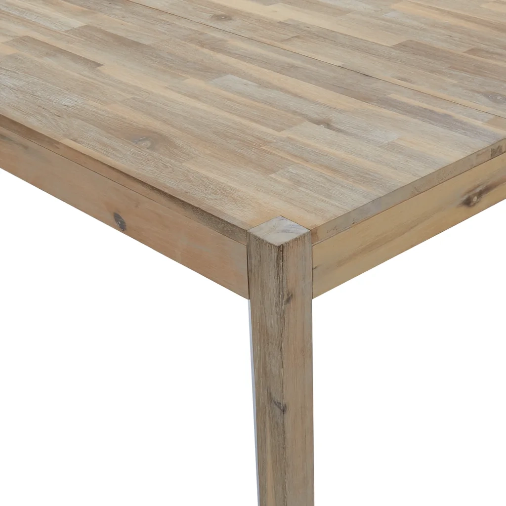 Set da Pranzo 7 pz in Legno Massello di Acacia 3106442