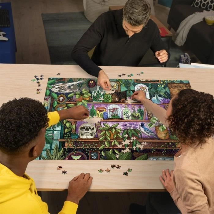 Puzzle da 2000 pezzi, dai 14 anni in su, cianfrusaglie e oggetti da strega, puzzle di qualità premium realizzato in Europa, piante, 12001416