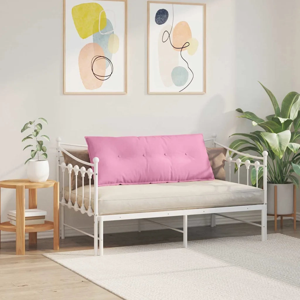Cuscino per Schiena Rosa 120 x 19 x 50 cm Tessuto