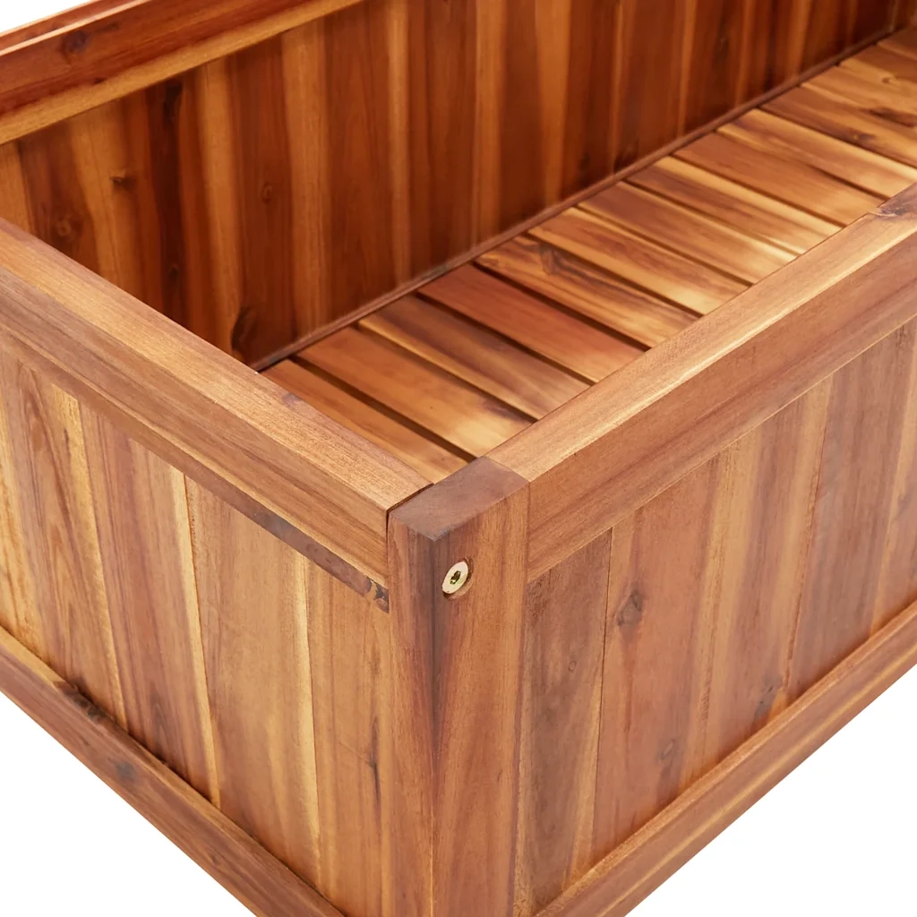 Letto Rialzato con Graticcio 85x38x150 cm in Massello di Acacia cod mxl 54165