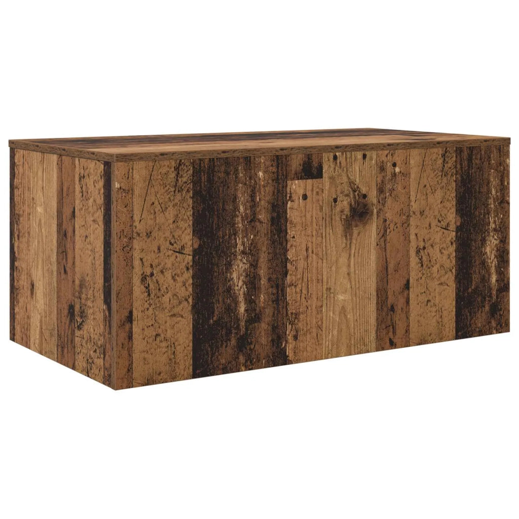 Set di Tavolini da Caffè 2 pcs Legno vecchio Legno multistrato