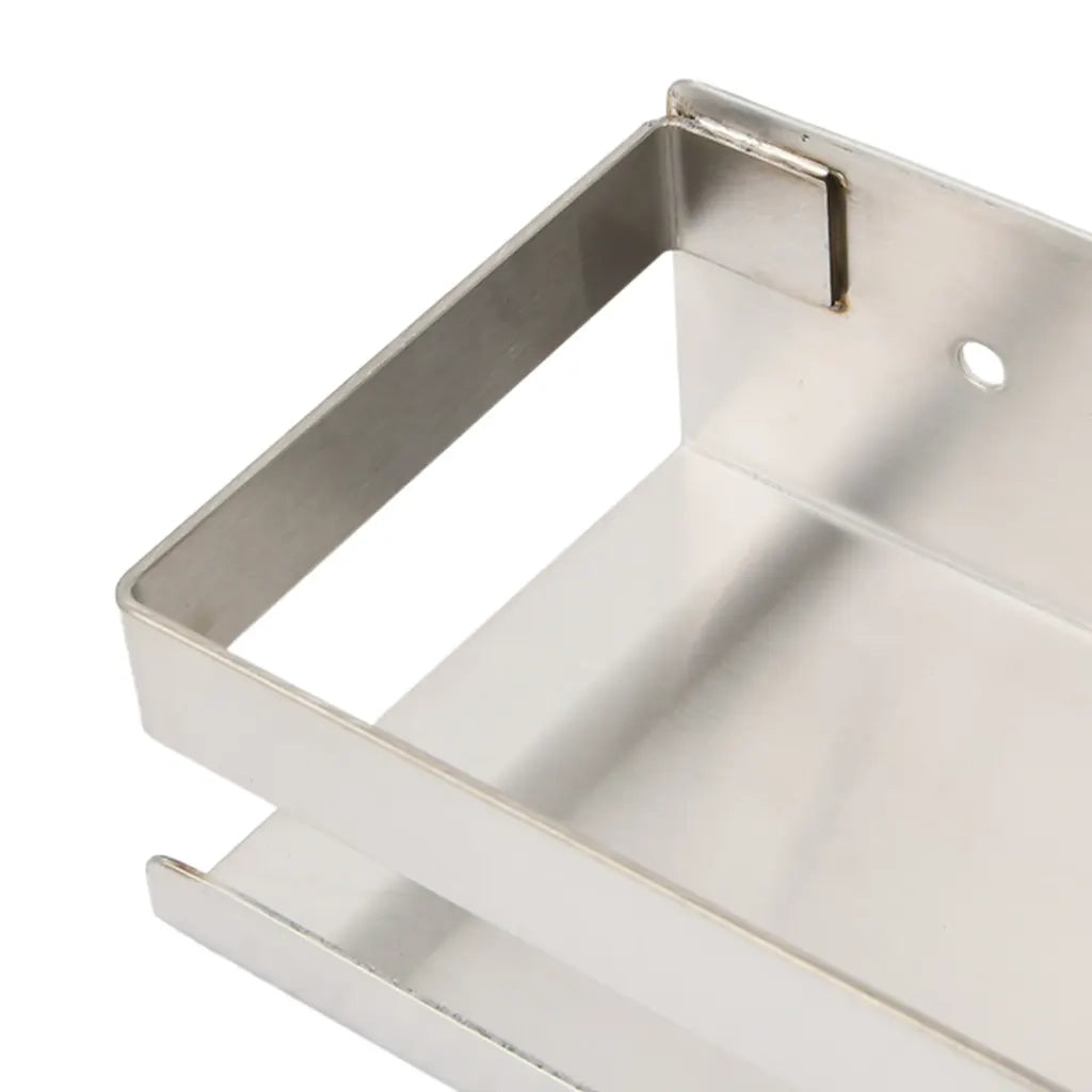 Mensola per Doccia 30x10x6 cm in Acciaio Inox 304 Spazzolato 4004905
