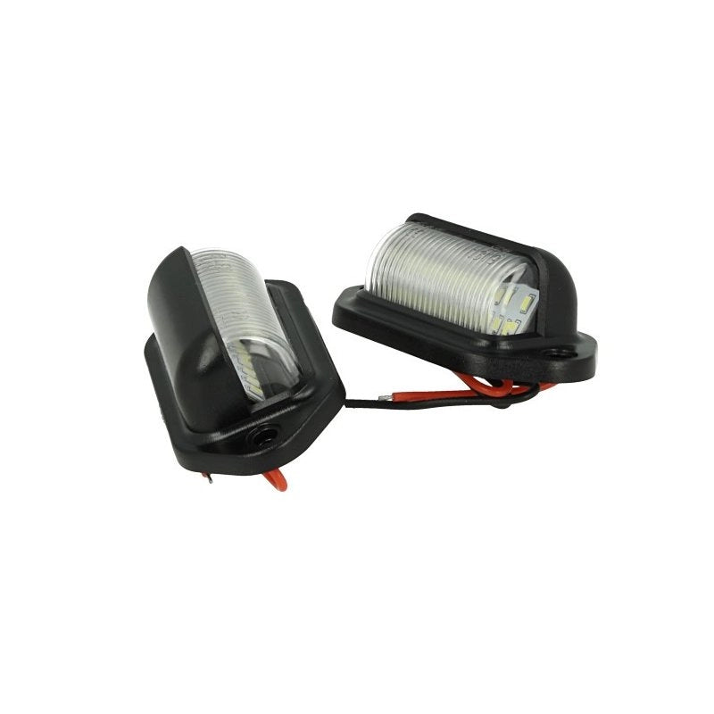 Kit Luci Targa Led Universale 12V 2W Lampada Ingombro Luci Targa Per Moto Auto Rimorchio Furgone Barca Omologato CE E8