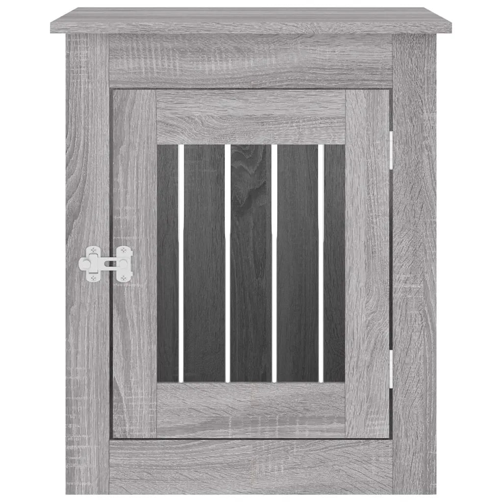 Gabbia Cani da Arredamento Grigio Sonoma 55x75x65cm Multistrato CFW6510456