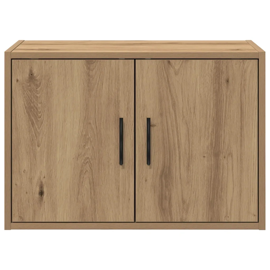 Pensili per Garage 2 pz Rovere Artigianale in Legno Multistrato 860660