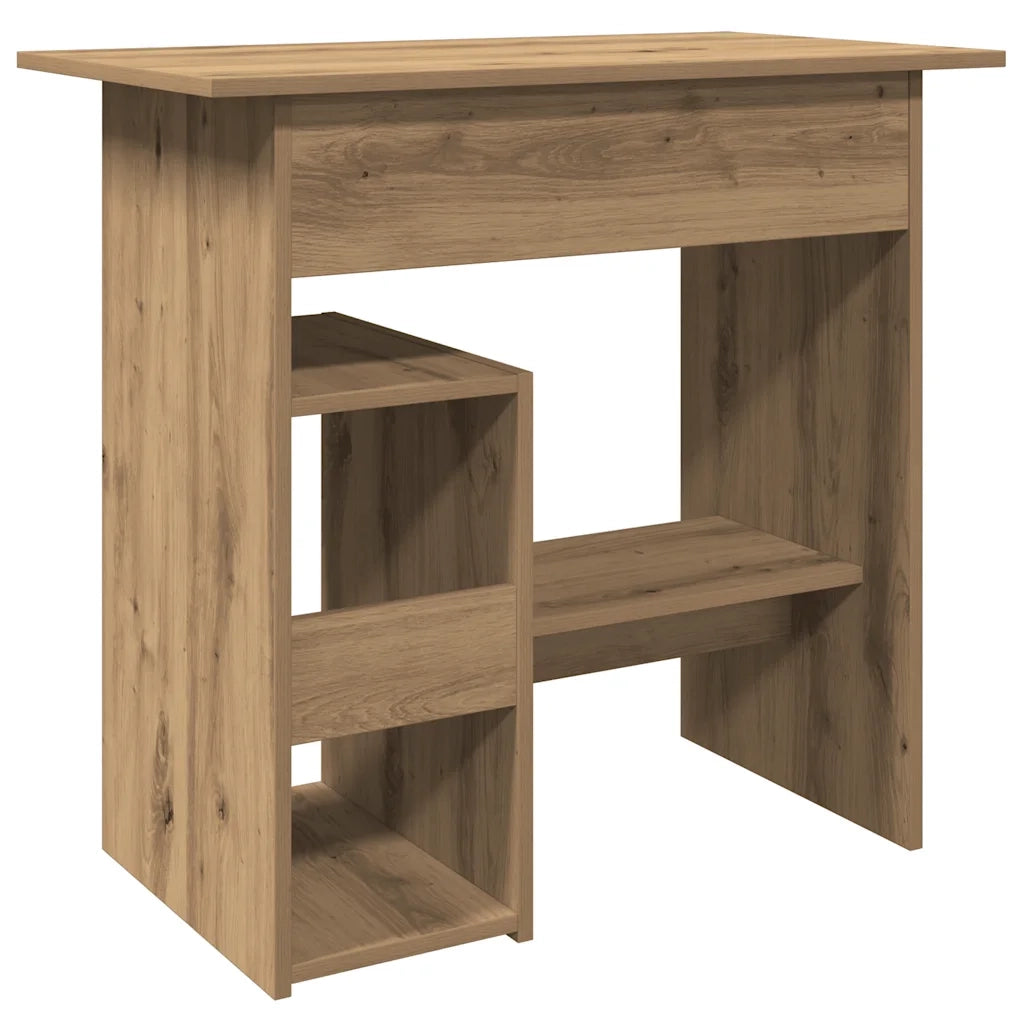 Scrivania Rovere Artigianale 80x45x74 cm in Legno Multistrato