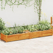 Letto Rialzato da Giardino in Legno di Acacia 200x50x25 cm 42568