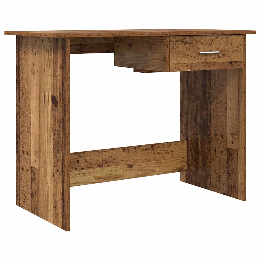 vidaXL Scrivania Legno antico 100 x 50 x 76 cm Legno multistrato