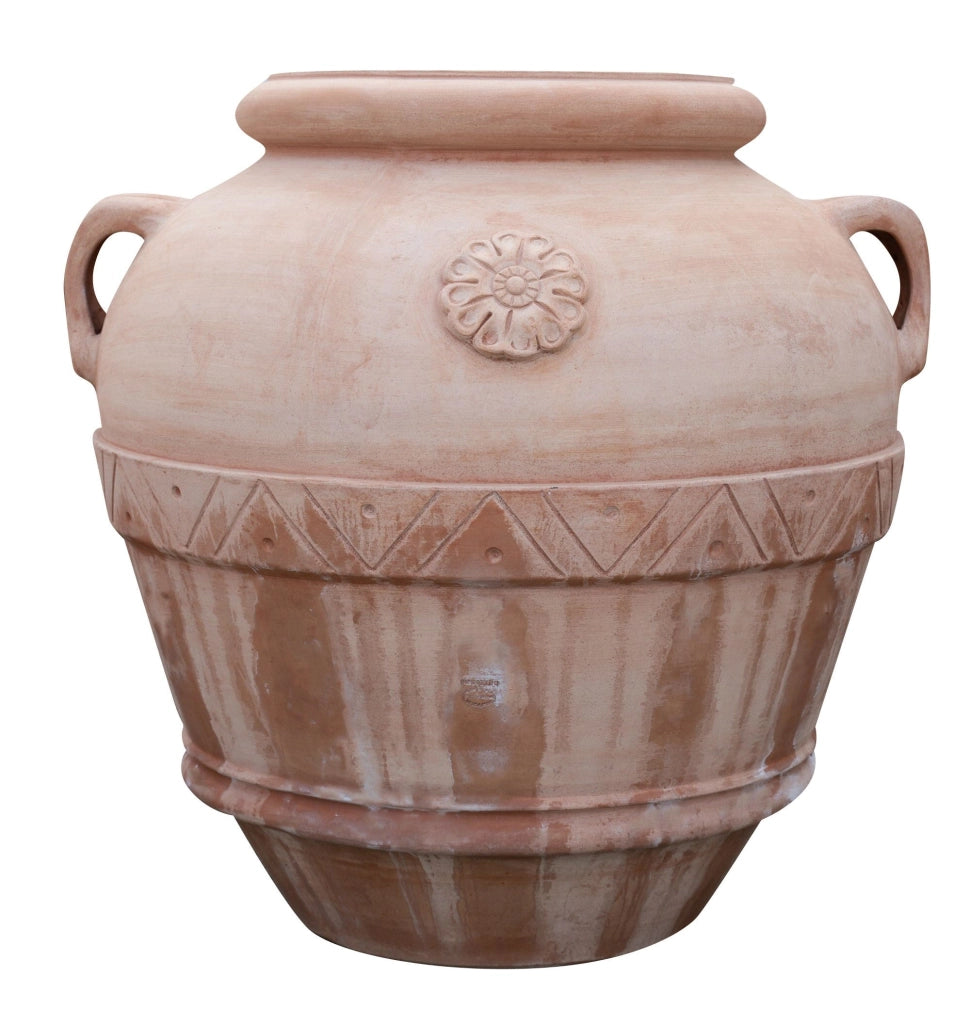 Biscottini Orcio Toscano invecchiato in terracotta toscana 100% Made in Italy interamente Lavorato a Mano L80xPR74xH80 cm
