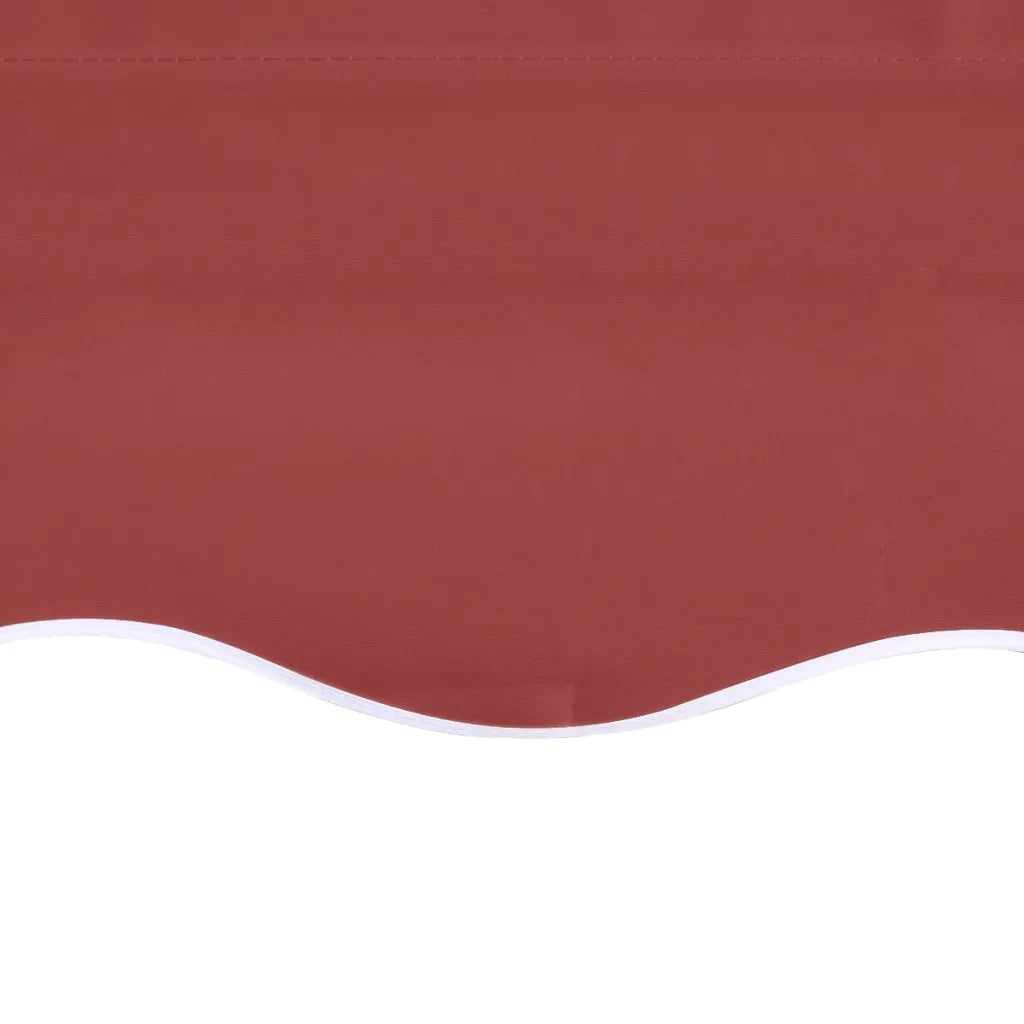 Tessuto di Ricambio per Tenda da Sole Rosso Borgogna 5x3 m 311971