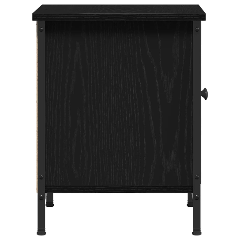 Mobile TV Rovere Nero 60 x 35 x 45 cm Legno multistrato 873891