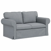 Divano | Divano da soggiorno | Sofa Grigio chiaro 155 x 82 x 80 cm Tessuto