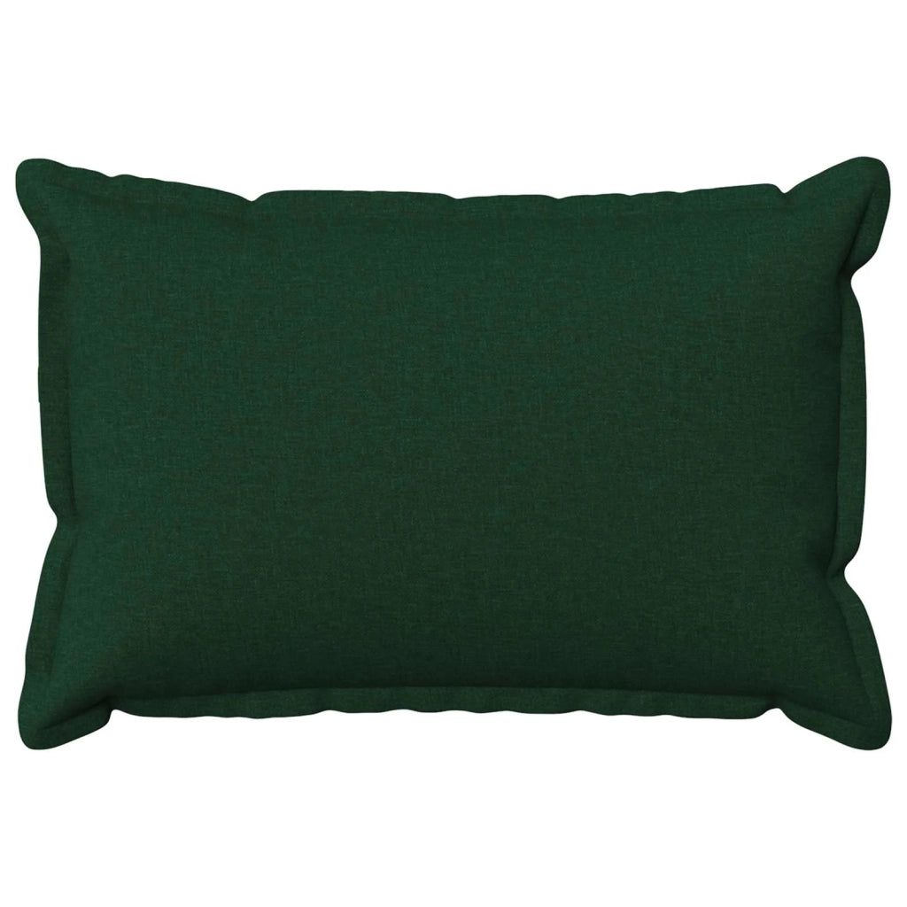 Federa 6 pcs HOUTEN Verde Scuro 40 x 60 cm Lino 917423