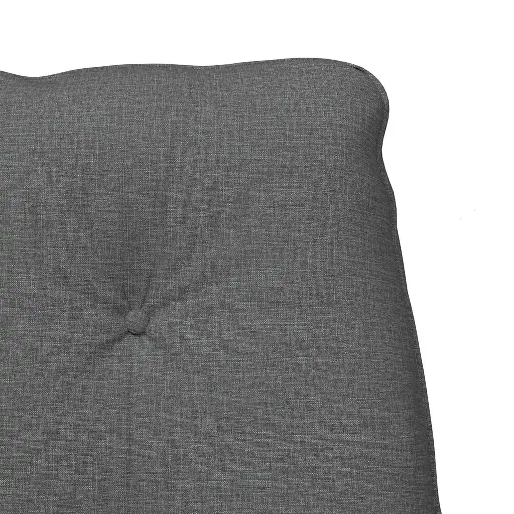Poltrona | Sedia Relax Grigio scuro 69 x 74 x 93 cm Tessuto e compensato