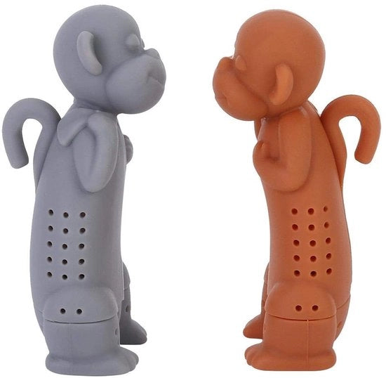 Filtro per Tè in Silicone - Filtro per Tè RVS - Filtro per Tè in Silicone per Tè in Sacchetto - Filtro per Tè in Silicone RVS - Sacchetti per Filtro per Tè - Resistente al Calore fino a 250 °C