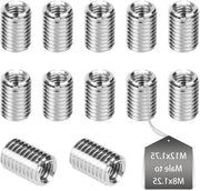 Set di riparazione a vite M12 su M8 - 18 mm viti a spina di acciaio inossidabile - set di riparazione di vite femmina M8 x 125 mm & maschio M12 x 175 mm