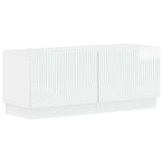 Mobile TV Bianco Lucido Legno ingegnerizzato 897339
