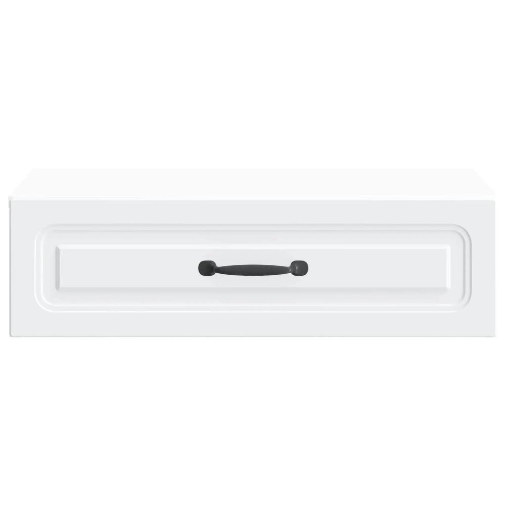 Tavolino da Parete Laterale Bianco 59 x 34,5 x 17 cm 899335