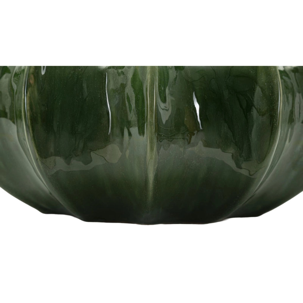 Vaso Decorativo VKH834, Verde, Ceramica, 31x31x16 cm