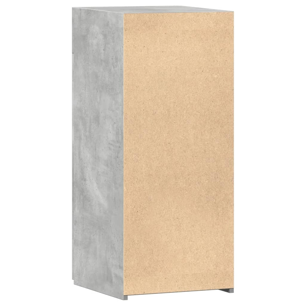 Credenza buffet cassettiera mobile contenitore organizer cucina soggiorno soggiorno 40 x 42,5 x 93 cm derivati ​​del legno grigio 02_0031937